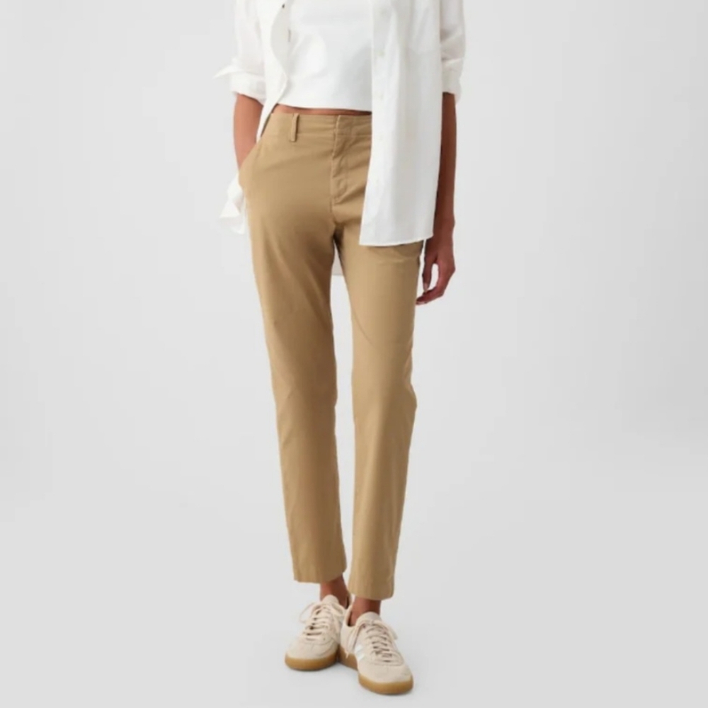 Gap Midrise Downtown Khaki Pants